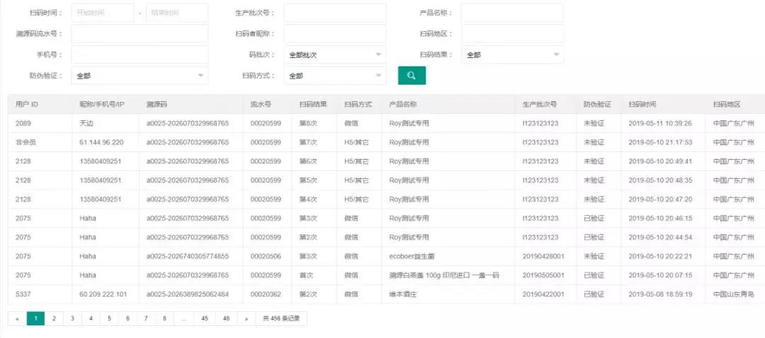 扫码溯源,一物一码溯源 扫码溯源,一物一码溯源